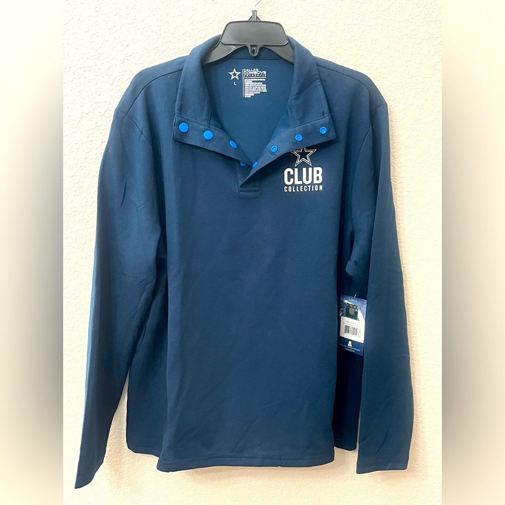 NWT Official NFL Players Club Collection Unisex Dallas Cowboys Pullover